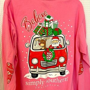 Long sleeve Simply Southern Christmas T-Shirt